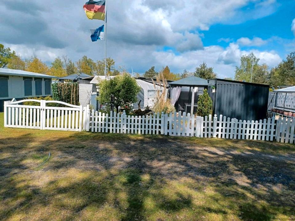 Wohnwagen auf Pachtparzelle Marina Flaesheim in Haltern am See