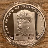 10 € Silbergedenkmünze Bertha von Suttner 2005 Silber PP + Kapsel Nürnberg (Mittelfr) - Oststadt Vorschau