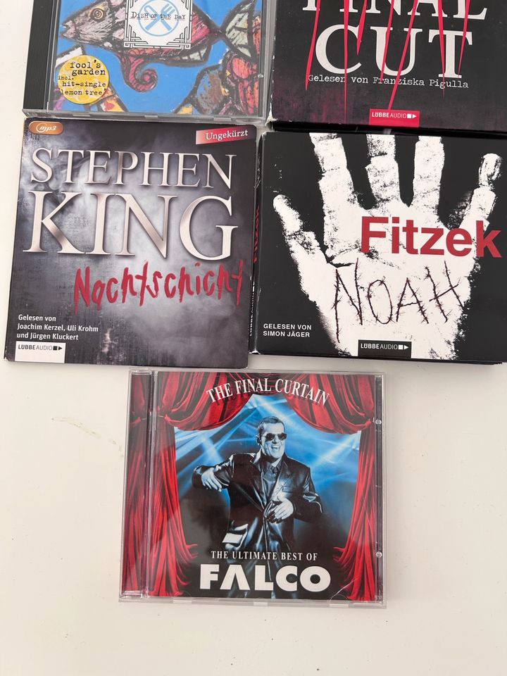 CD Hörbücher Musik fitzek prodigy foolsgarden Falco steven King in München