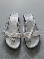 Flipflop Sandalen Größe 36 weiss Silber Berlin - Reinickendorf Vorschau