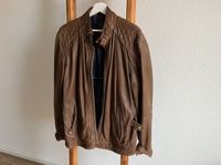 Lederjacke Biker Braun Massimo Dutti Baden-Württemberg - Tübingen Vorschau