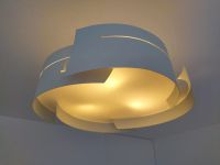 Weiße Designer Lampe aus Metall und Milchglas Kreis Ostholstein - Stockelsdorf Vorschau