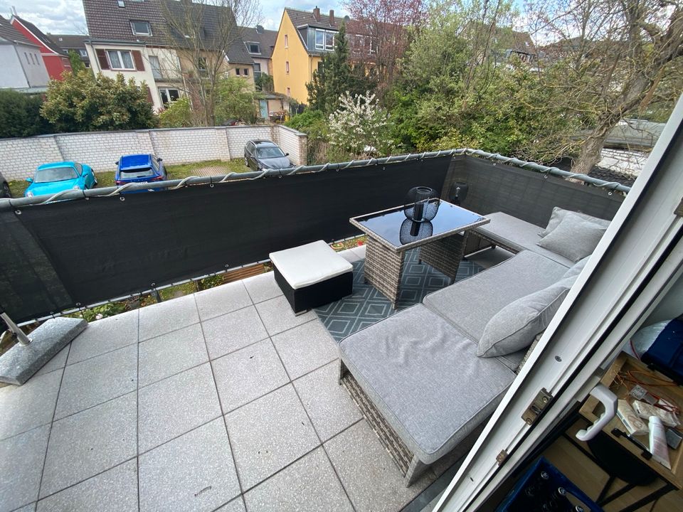 Balkon Sichtschutzmatten 2 Stück 80x 600 cm  grau in Köln