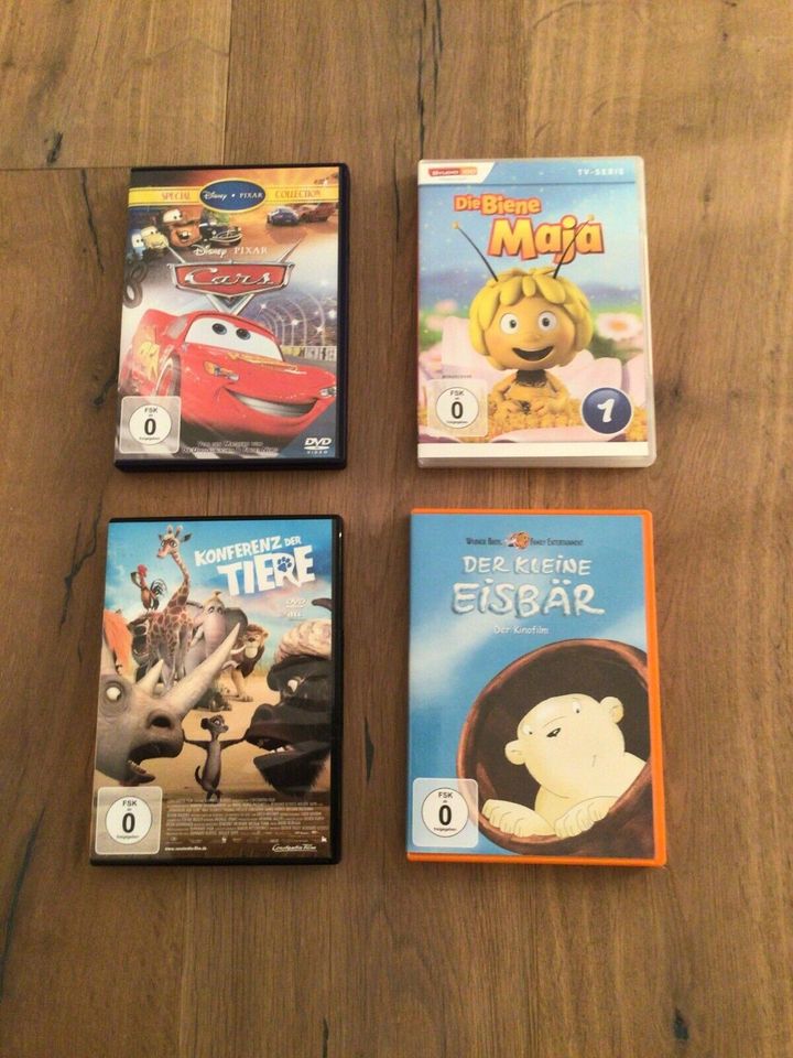 DVDs Kinder Cars Biene Maja Konferenz der Tiere kleine Eisbär in Wittingen