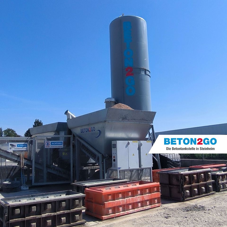 Firmenführung Besichtigung Beton2Go Betontankstelle in Steinheim