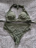 SHEIN Bikini Gr. L - Cup C/D  - khaki - Neckholder Bayern - Lengdorf Vorschau