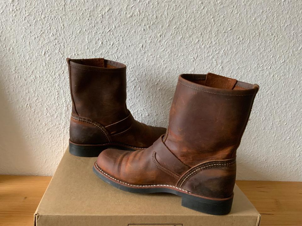 Red Wing Schoes Boots Stiefel  Short Engineer 3356 braun 37,5 in Mainz
