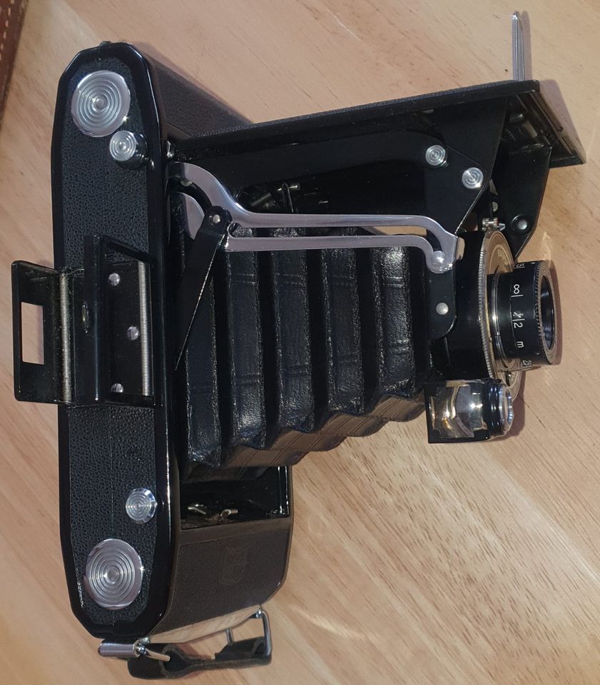 Kamera Zeiss Ikon Nettar 515-2 Novar-Anastigmat 1:6,3/105mm in Talheim