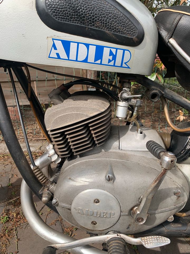 Oldtimer ADLER MB 200 Motorrad, BJ 1954 in Hilpoltstein