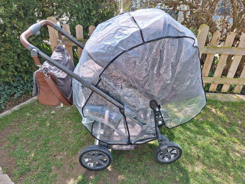 Kinderwagen ABC Design Tereno 4 mit Wickeltasche und Regenverdeck in Deisenhausen