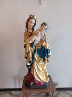 Handgeschnitzte große Madonna, polychrom gefasst Hessen - Limburg Vorschau