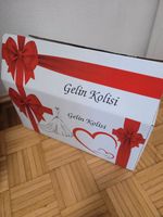 Mitgift Karton   -Hochzeit-Mr Mrs  rot weiss /lila weiss Nordrhein-Westfalen - Ennigerloh Vorschau