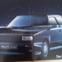 VW Rallye Golf Faltprospekt (Poster) Baden-Württemberg - Langenau Vorschau