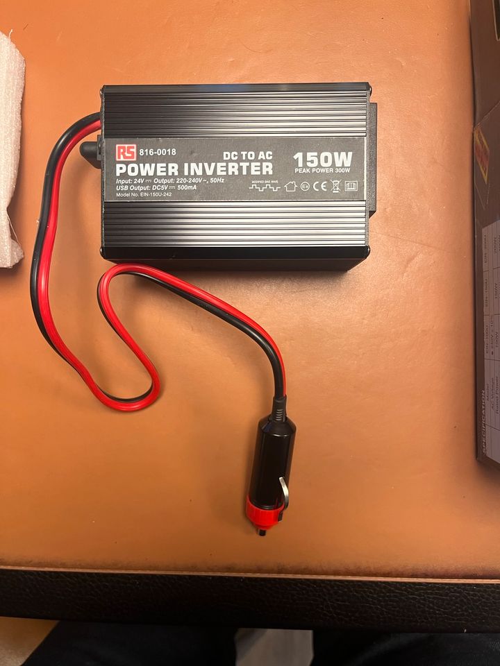 Power inverter input 24V  - output 220-240V  - 150W in Buxtehude