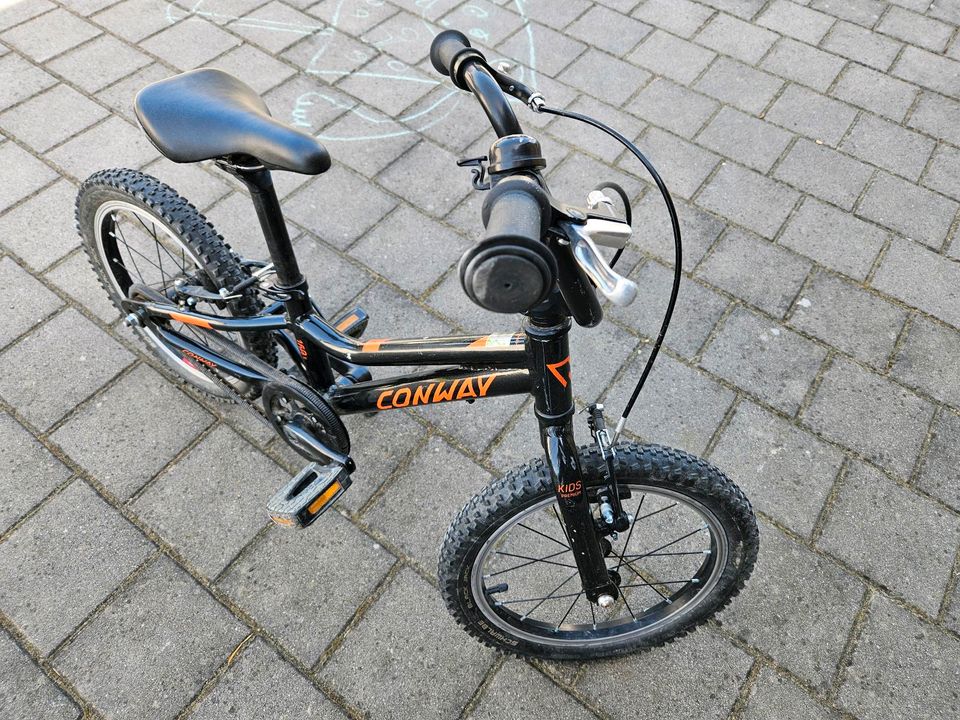 Conway 16 Zoll Kinder Fahrrad schwarz in Cham