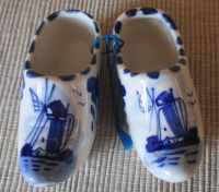 Holland Delft 1 Paar Porzellan-Clogs-Schuhe 8 cm Nordrhein-Westfalen - Lemgo Vorschau