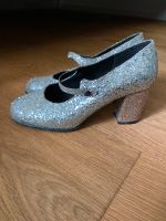 MORGAN Glitzer Pumps Vintage 90er Brandenburg - Kleinmachnow Vorschau