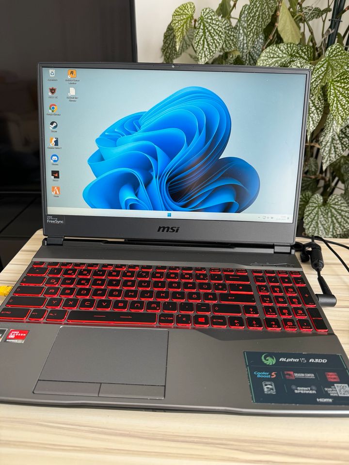 MSI Alpha 15 Gaming Notebook Neuzustand 120z in Bietigheim-Bissingen