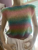 Regenbogen  Mohair Tank Top Pulli hell pastell neu Niedersachsen - Lilienthal Vorschau