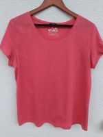 G.W. Damenshirt T-Shirt rosa Kurzarm Rundhals erhabenes Muster L Thüringen - Jena Vorschau