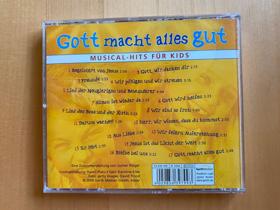 Kinder CD: Gott macht alles gut - Musical Hits für Kids (2006) in Hamburg