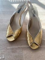 Goldene Zara Pumps peep toe Hamburg-Mitte - Hamburg Wilhelmsburg Vorschau