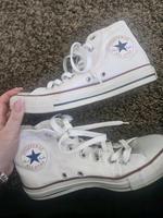 Weiße Converse All Star Chucks Stoff Sneaker White Sommer 37.5 Niedersachsen - Stade Vorschau