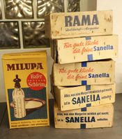 Alte Schachteln Werbung Verpackungen Sanella Rama Milupa Vintage Nordrhein-Westfalen - Bad Salzuflen Vorschau