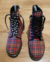 Dr. Martens Tartan Vintage England rote Leinwand Stiefel Gr.3/36 Nordrhein-Westfalen - Ratingen Vorschau