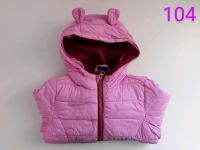 Steppjacke Mädchen Gr 104 Teddy pink rosa Frühling Übergangsjacke Brandenburg - Schraden Vorschau