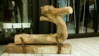 Skulptur Holz Kunstobjekt antik Sockel Niedersachsen - Nahrendorf Vorschau