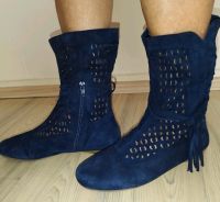 Sommer Stiefelette,Damen,Wildleder,Blau Hannover - Vahrenwald-List Vorschau