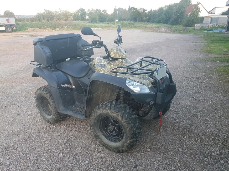 Kymco Mxu 500 DX LOF Quad ATV Ahk 4WD Koffer Seilwinde in Georgenthal