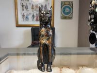 Ägyptische Katzenstatur Figur massiv Vintage Dekoration Nordrhein-Westfalen - Mönchengladbach Vorschau