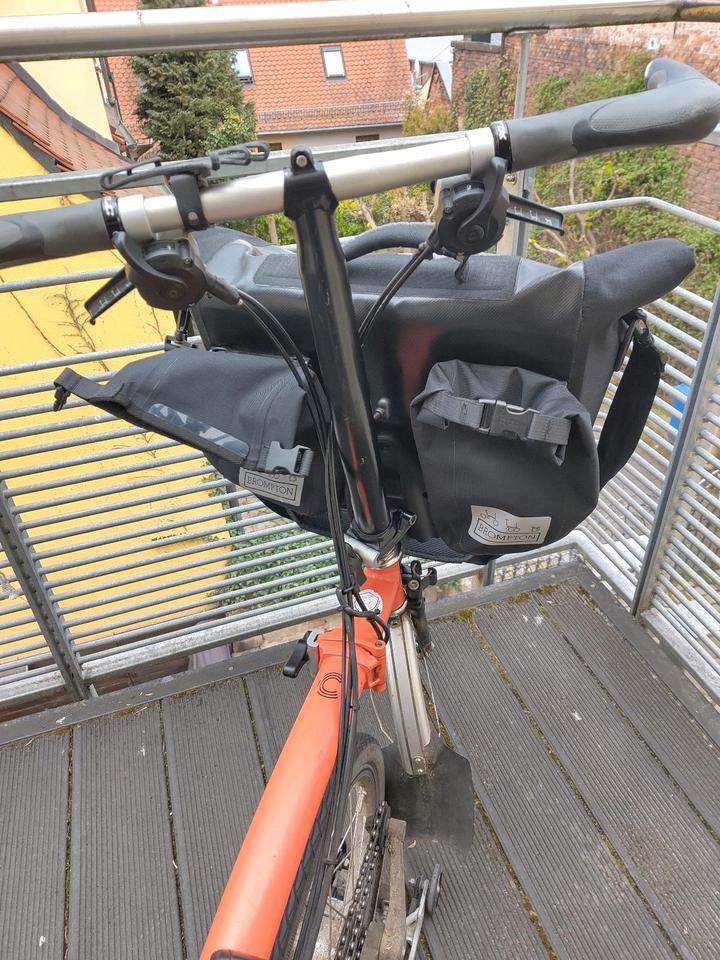 Ortlieb Tasche für Brompton. Rarität, nicht mehr hergestellt in Fürth