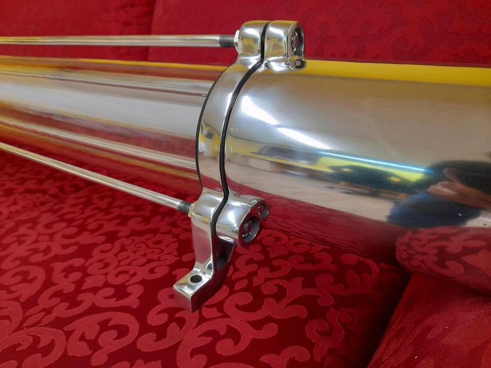 Loft Industrie Lampe poliert LBW Wittenberg delikat exklusiv in Südharz