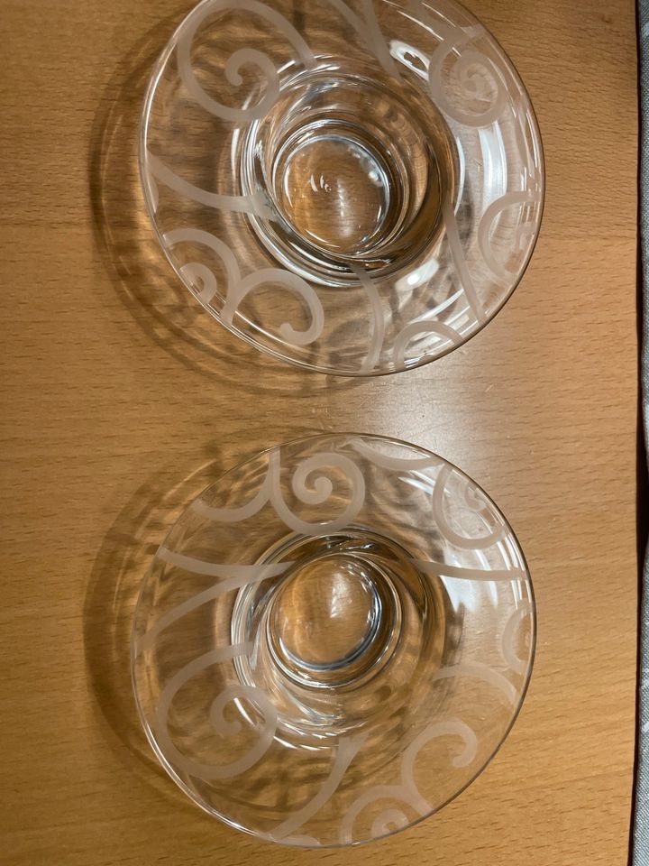 2 Glas Teelichter von Leonardo, zusammen 2€ in Bielefeld