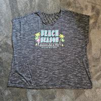 Wunderschönes, leichtes Sommershirt in schwarz-meliert Gr. 56 Nordrhein-Westfalen - Altenbeken Vorschau