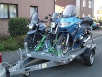 Anhänger Motorradanhänger verleihen 3 große Motorräder vermieten Schleswig-Holstein - Badendorf Holstein Vorschau