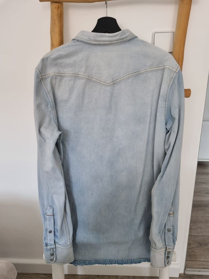 Diesel Herren Jeans Hemd Blau L 40 (wie neu) in Berlin