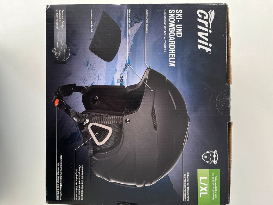 Skihelm Snowboardhelm Crivit L/XL 59-63 in Schwarzheide