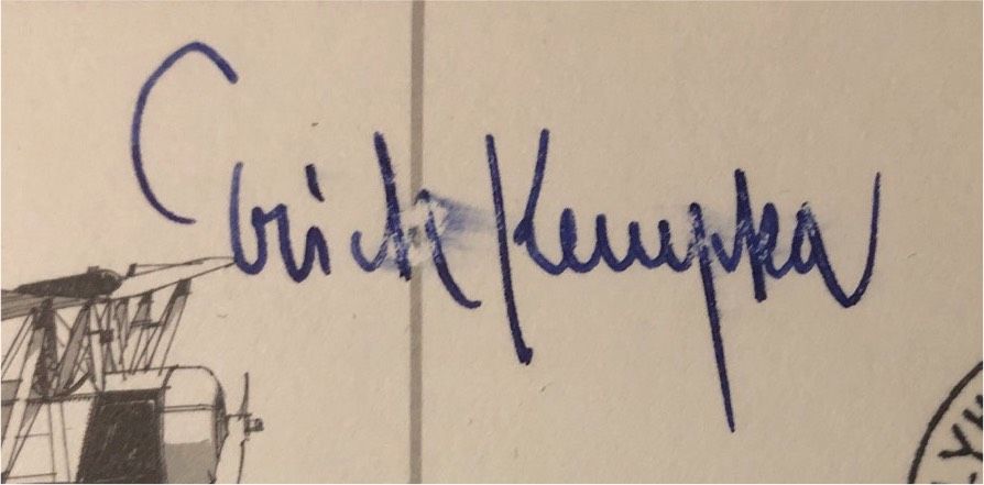 Erich Kempka (†1975) - Original Autogramm Fahrer des Führers in Essen