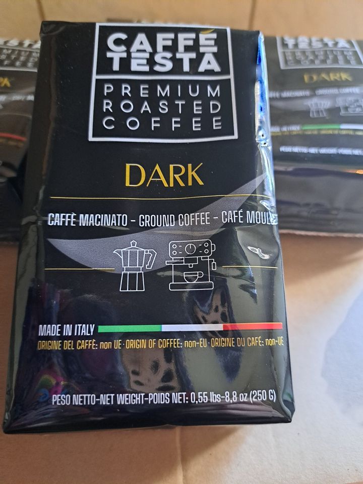 Italienischer Kaffee Caffe Testa Premium Dark Roasted in München