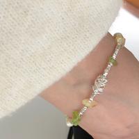 925 Silber Armband mit unregelmäßigem Peridot und Citrin Berlin - Mitte Vorschau