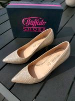 Buffalo Shoes/Pumps Gold Glitter Gr.40 Rheinland-Pfalz - Katzwinkel (Sieg) Vorschau