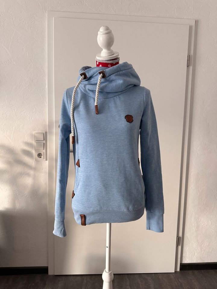 NAKETANO Hoodie Pullover blau S W. NEU in Breuberg