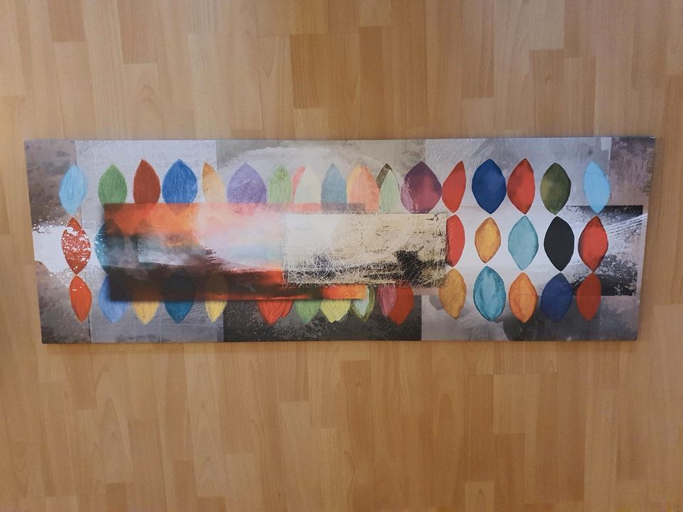 Buntes Bild 120x40 (Leinwand) - Abholung in Düsseldorf