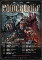 SUCHE: Powerwolf Wolfsnächte Tour 2019 Tourplakat Düsseldorf - Angermund Vorschau