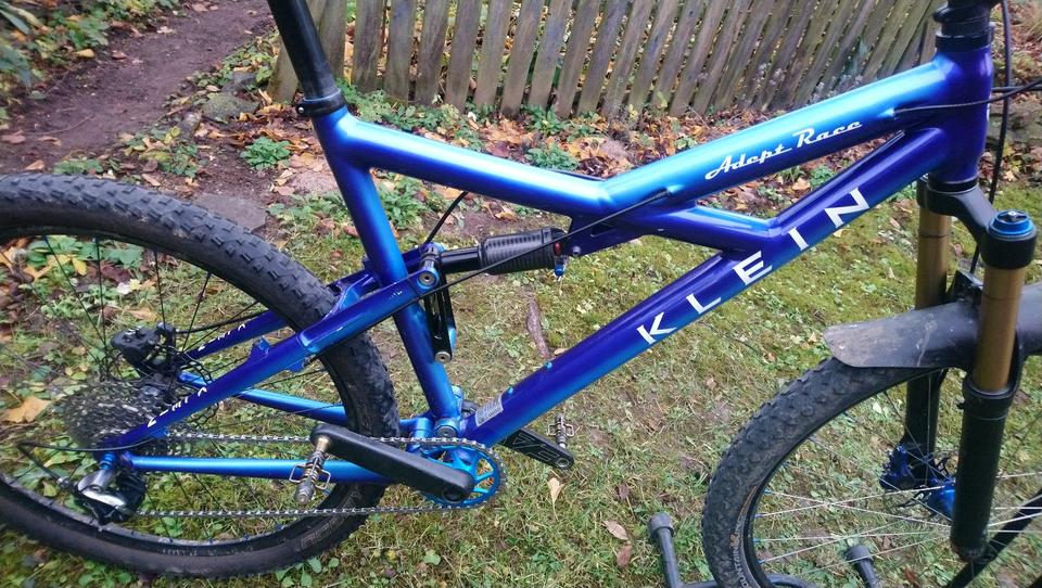 MTB Rahmen Klein Adept Race, zweifarbig blau, Gr. M/L, 26", gebr. in Bovenden