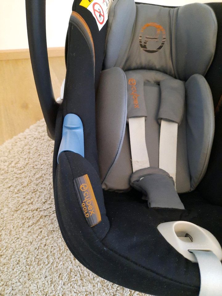 Babyschale Cybex Anton M i-Size mit Isofixstation  Base M in Rosenfeld